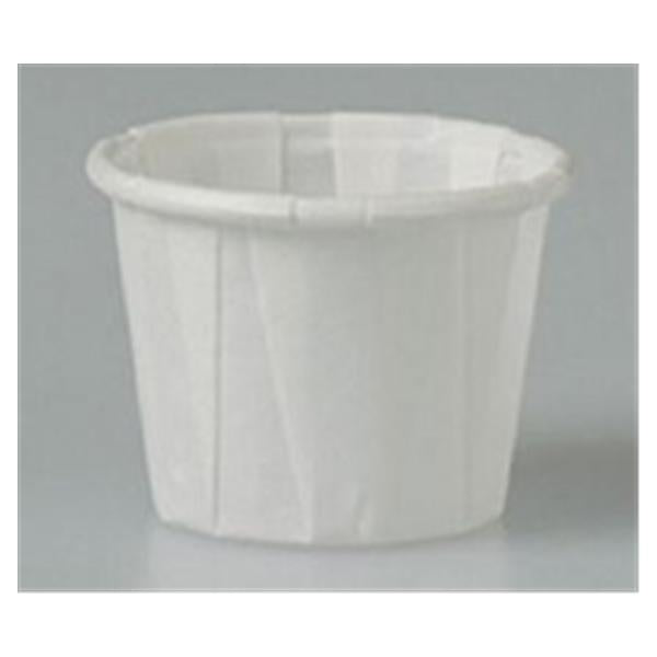 Cup Souffle SOLO Pleated Paper 0.75 oz White 5000/Ca